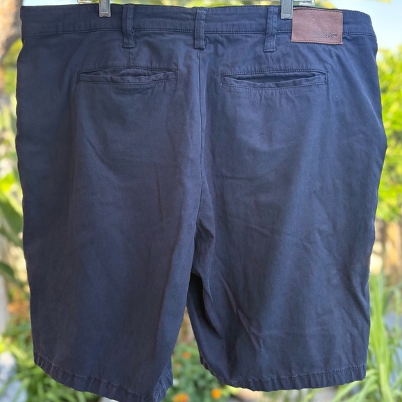 34 Heritage Nevada Straight Chino Shorts in Navy Soft Touch Size:40 - Picture 5 of 13